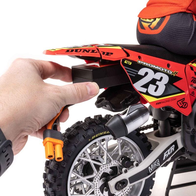 LOSI Promoto-MX 1/4 Motorcycle RTR, FXR Scheme, LOS06000T1