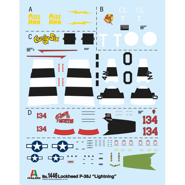 ITALERI 1/72 P-38J "Lightning"