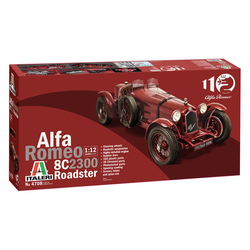 ITALERI 1/12 Alfa Romeo 8C / 2300 (1931-1933) Alfa Romeo 11