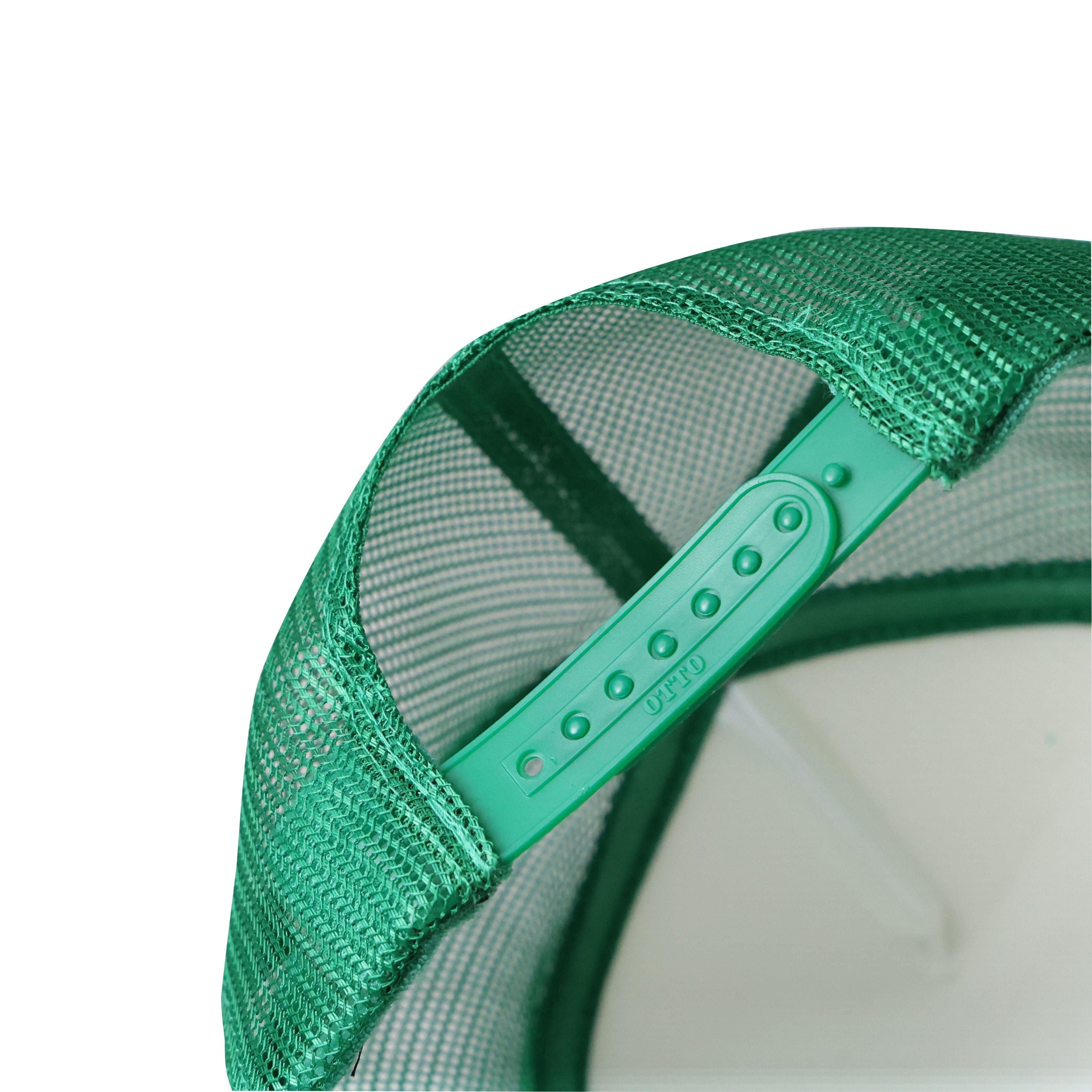 BLOCKHEAD MOTORS Old School Mesh Cap [White x Green]