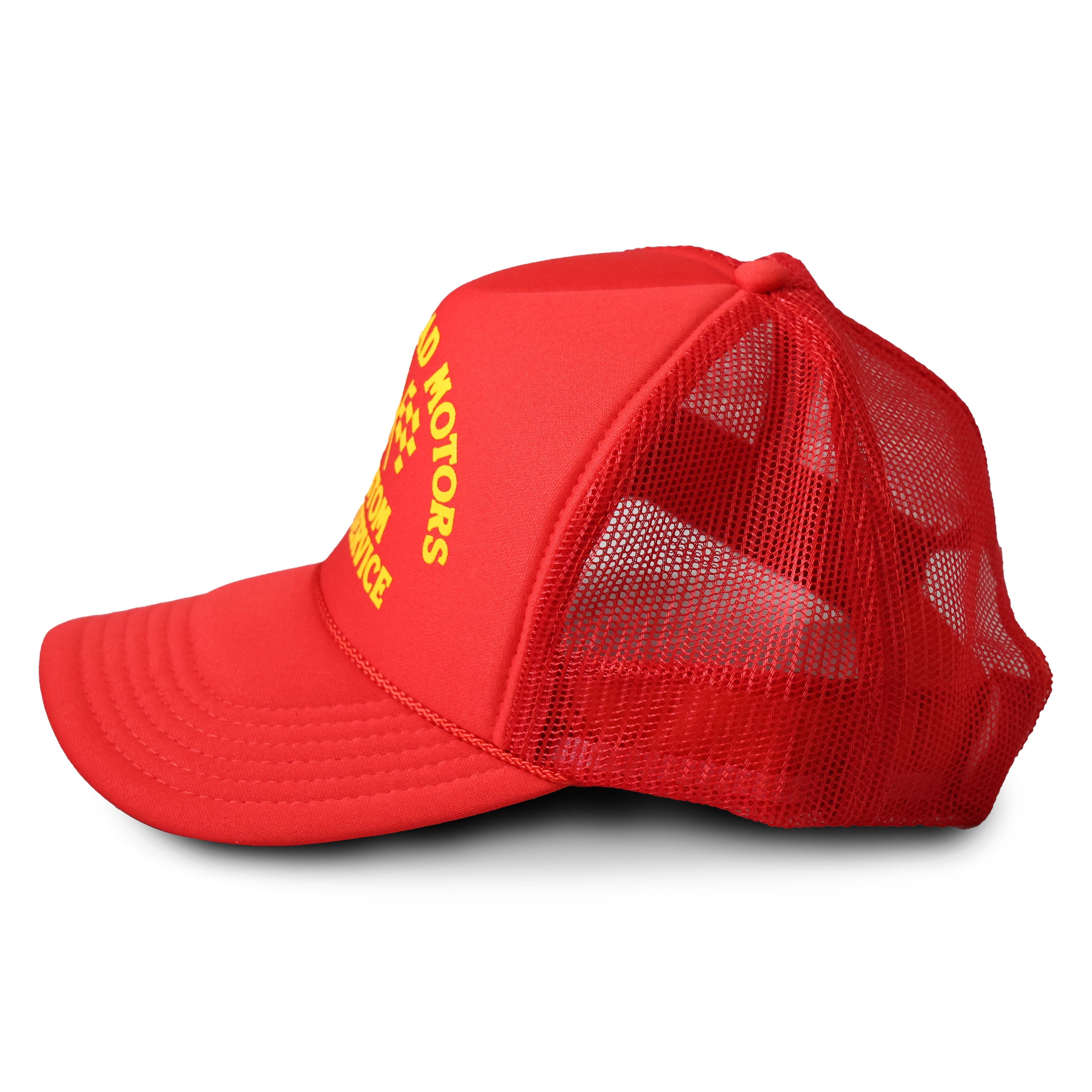 BLOCKHEAD MOTORS Old School Mesh Cap [RED]