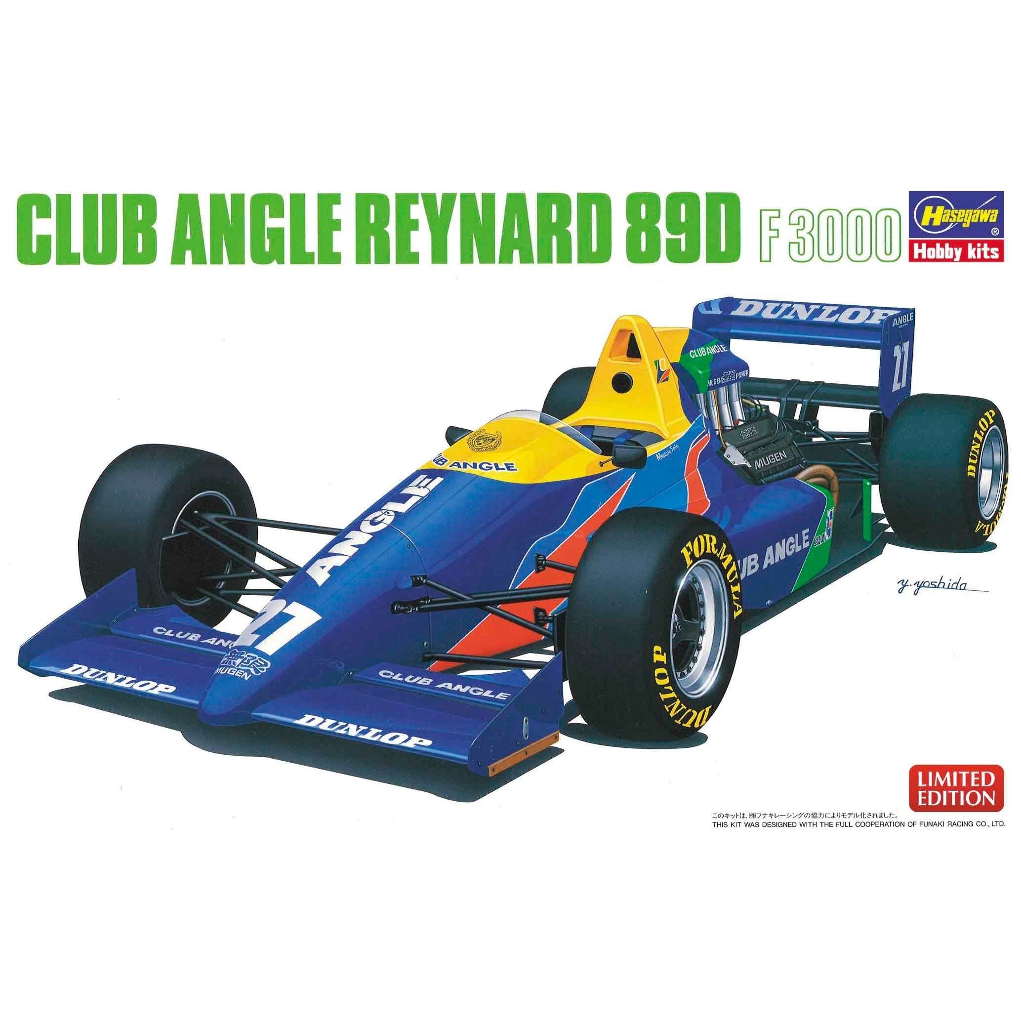 HASEGAWA 1/24 Club Angle Reynard 89D