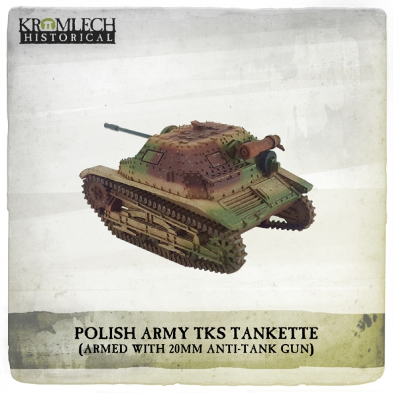 KROMLECH Polish Army TKS Tankette (Armed with 20mm Anti-Tank Gun)