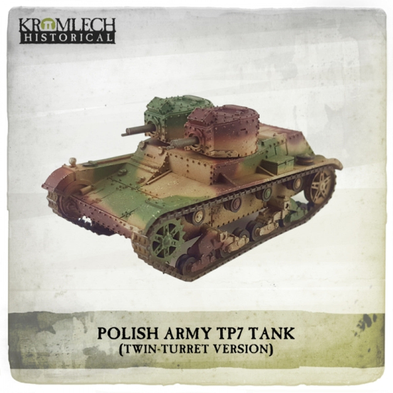 KROMLECH Polish Army Twin-Turret 7TP Tank