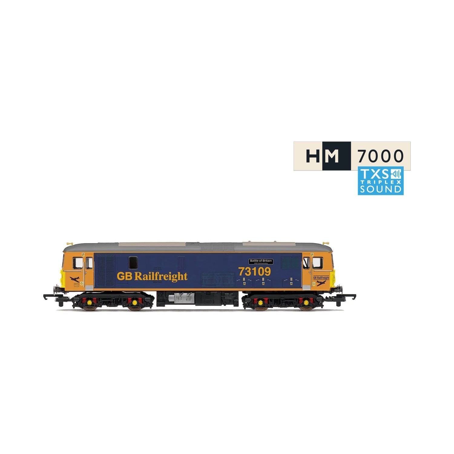 HORNBY OO RailRoad Plus GB Railfreight, Class 73, Bo-Bo, 73109 'Battle of Britain' - Era 10