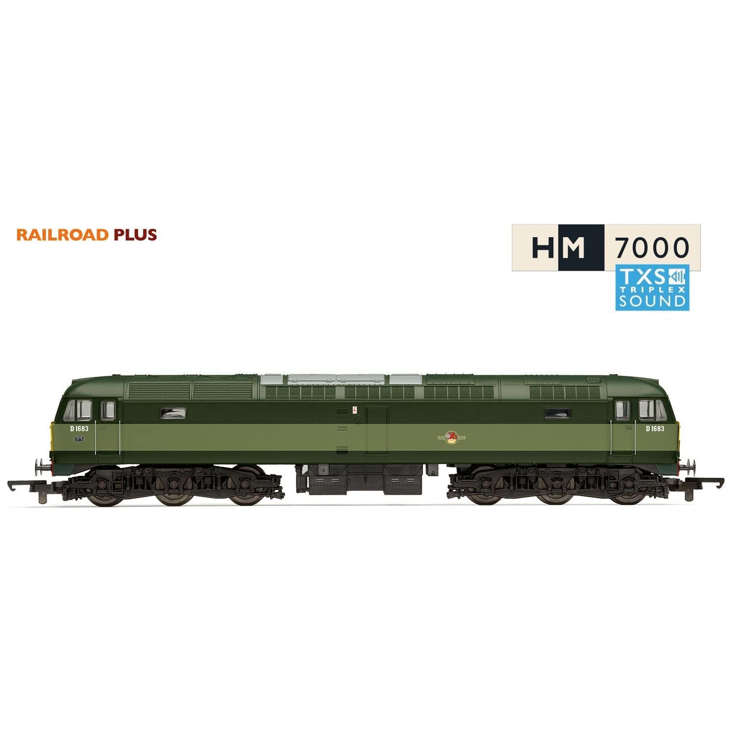 HORNBY RAILROAD PLUS BR, CLASS 47, CO-CO, D1683 - ERA 6 (SOUND FITTED)