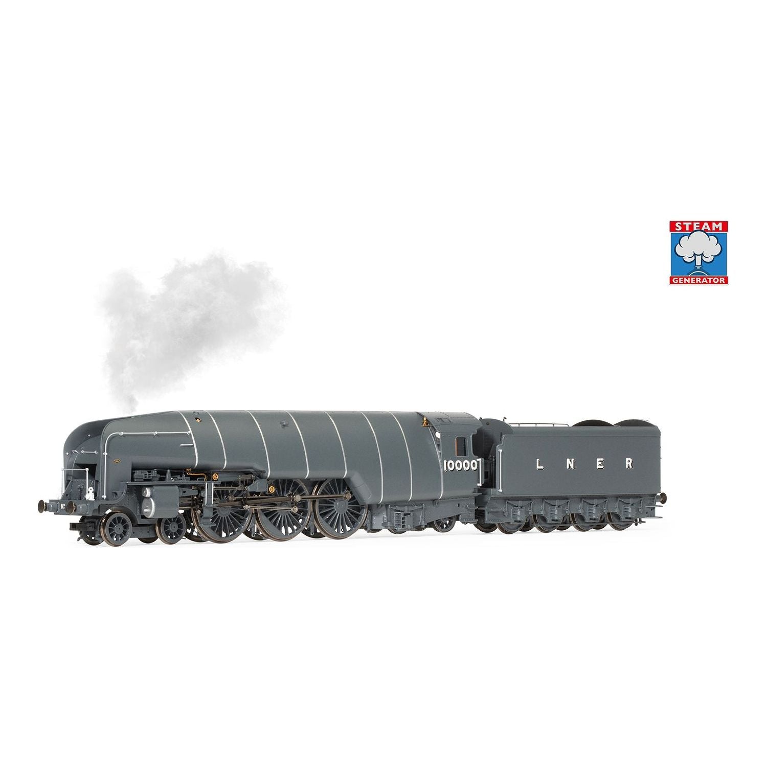 HORNBY LNER, W1 Class, 4-6-4, 10000 'Hush Hush' With Steam Generator - Era 3
