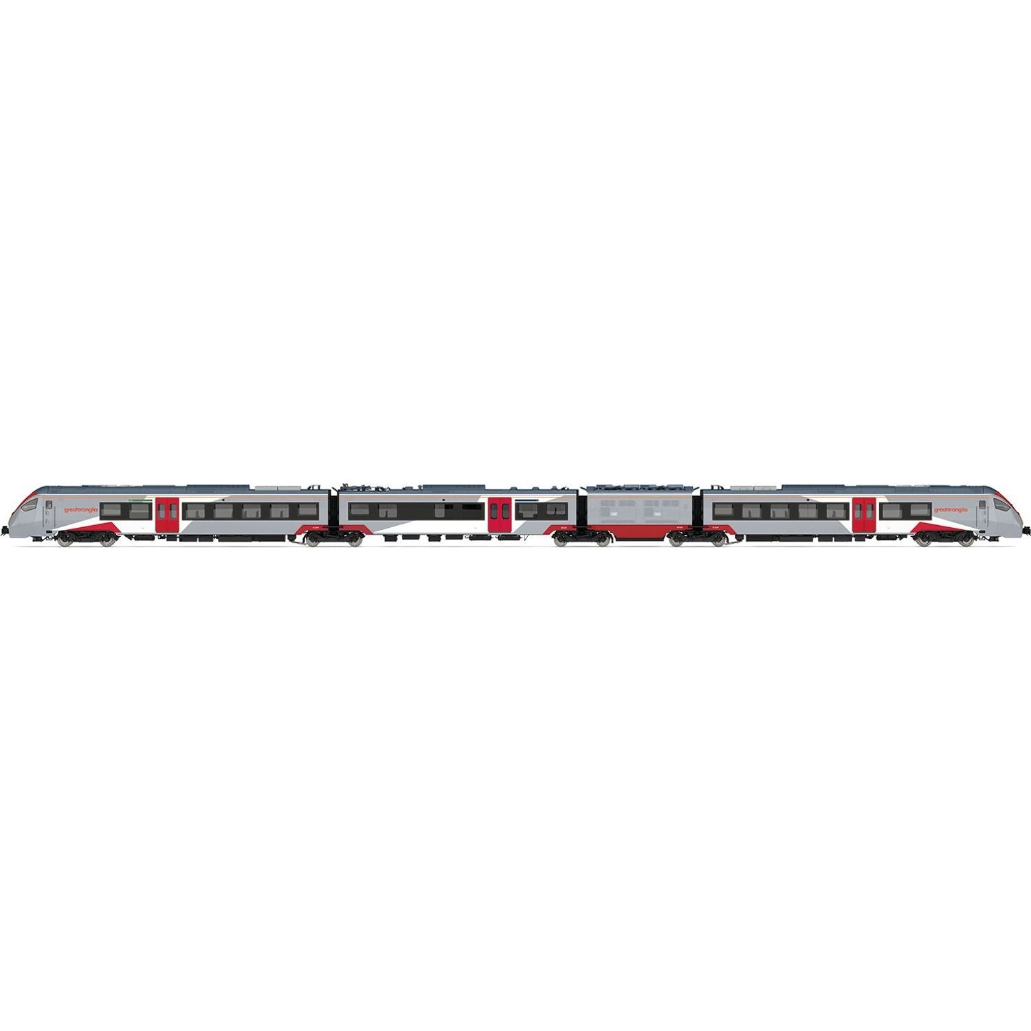 HORNBY OO Greater Anglia, Class 755/3 'Flirt' 3 Car Train Pack - Era 11