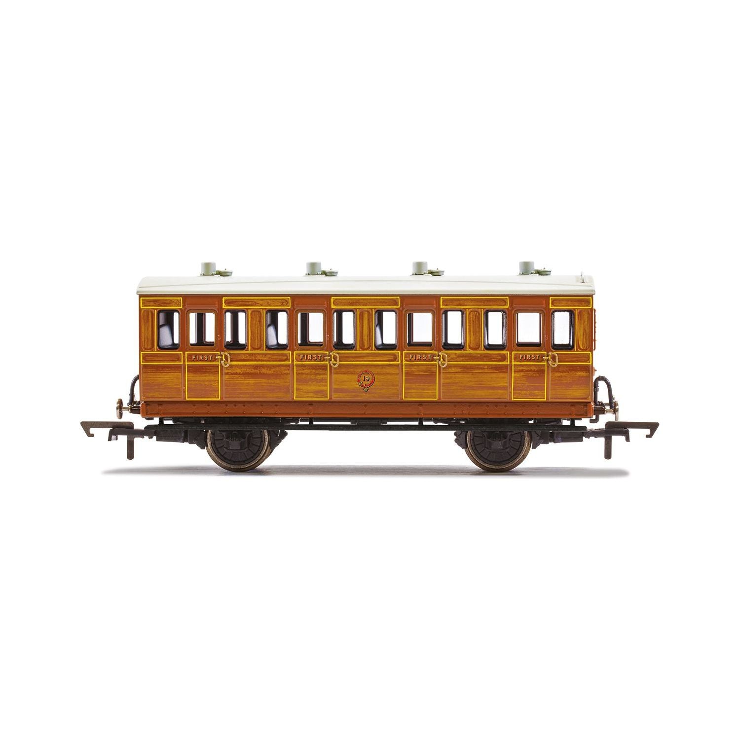 HORNBY IOW CR, 4 WHEEL COACH (4 DOOR), 1ST CLASS - ERA 2