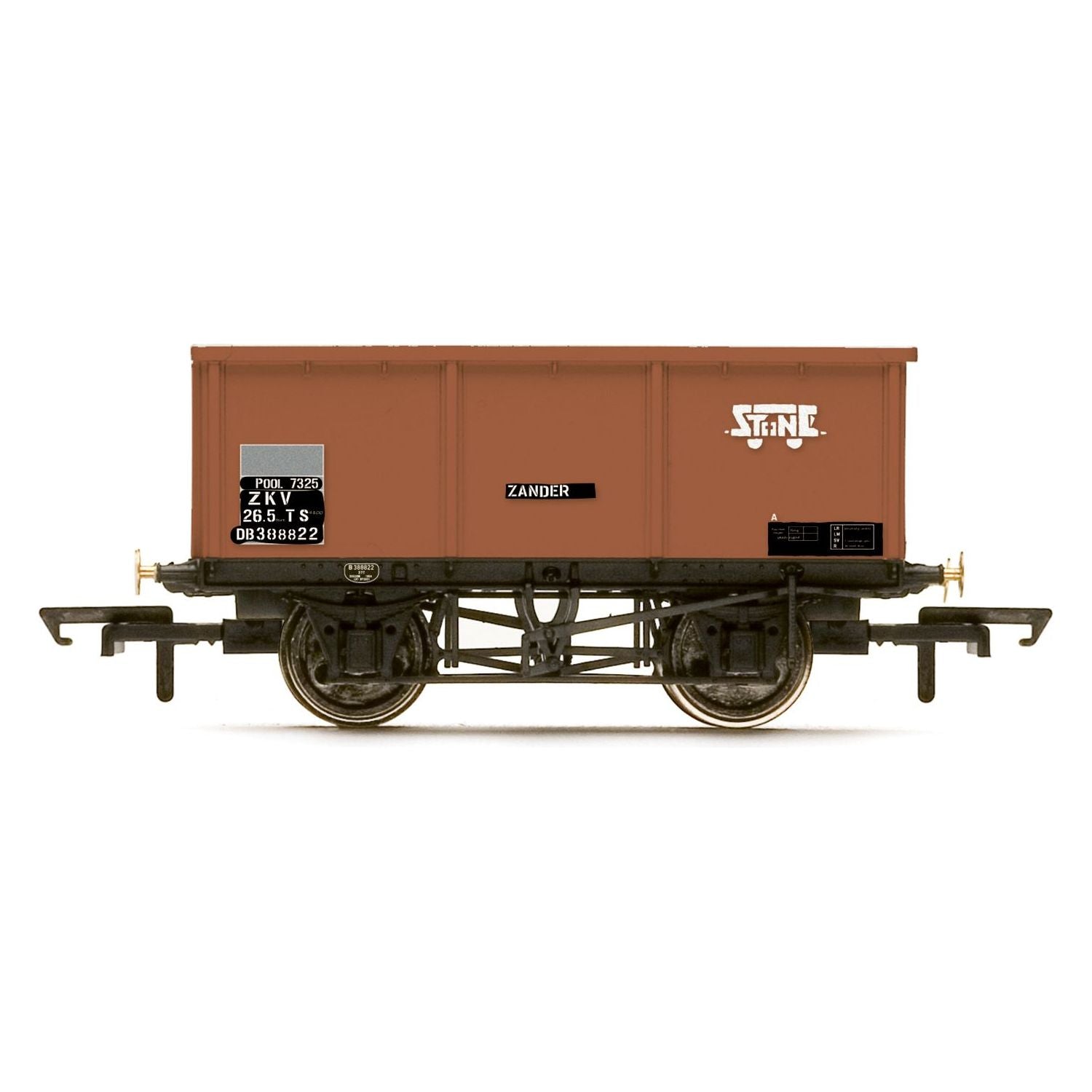 HORNBY 27T IRON ORE TIPPLER WAGON, BRITISH RAIL - ERA 7