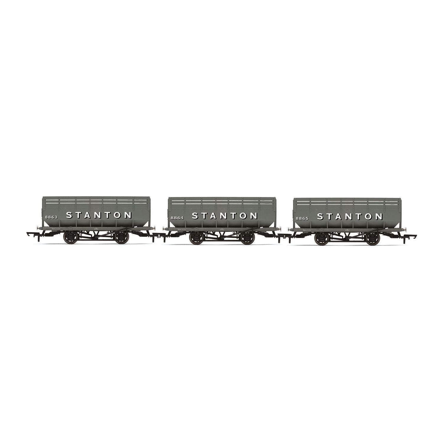 HORNBY STANTON COKE HOPPER WAGON TRIPLE PACK