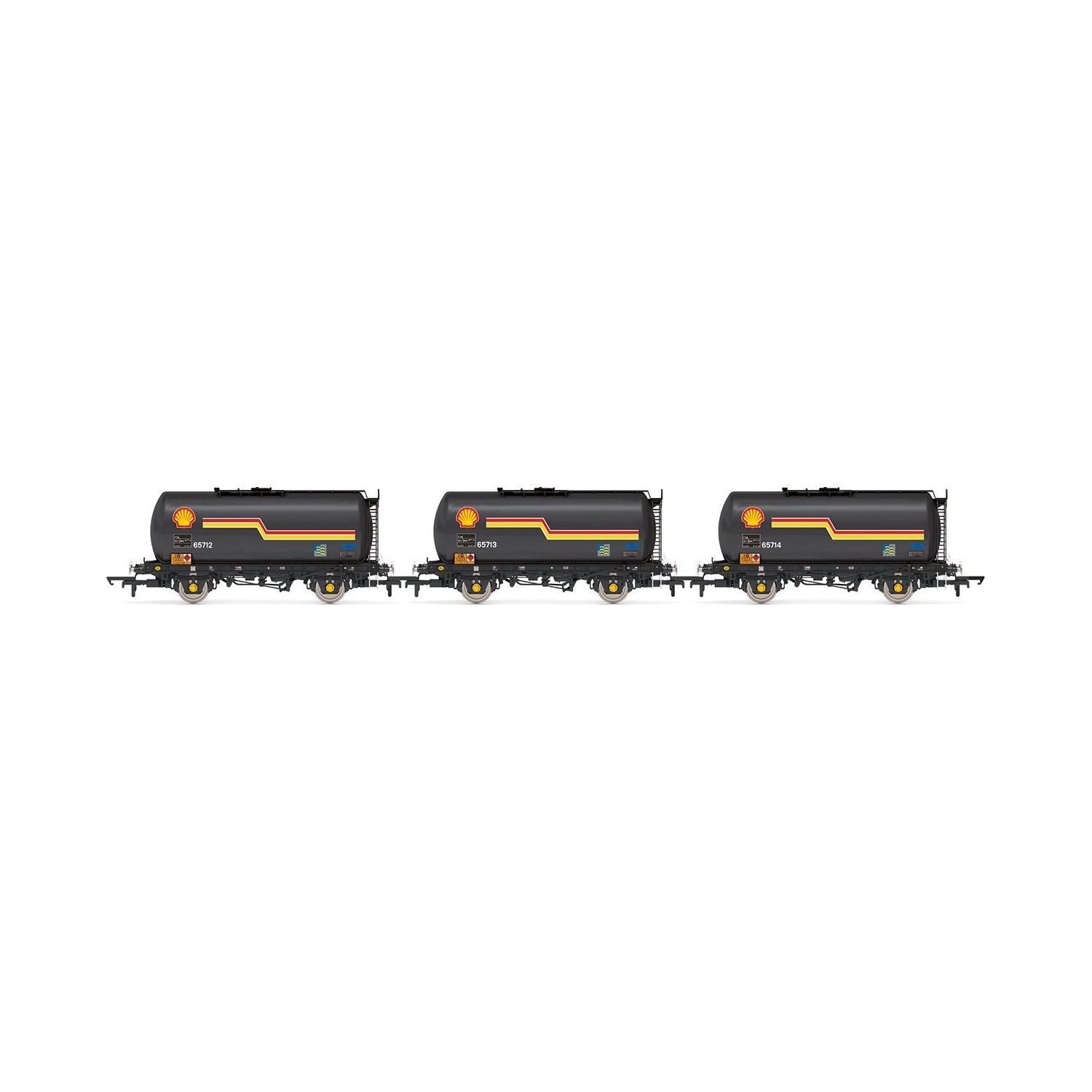 HORNBY SHELL, TTA TANK WAGON TRIPLE PACK - ERA 8