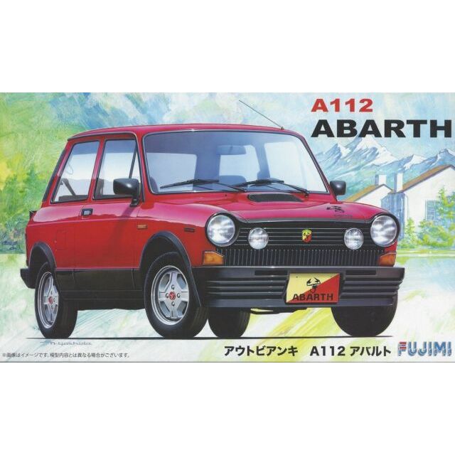 FUJIMI 1/24 Autobianchi A112 Abarth (RS-10) Plastic Model Kit [12686]