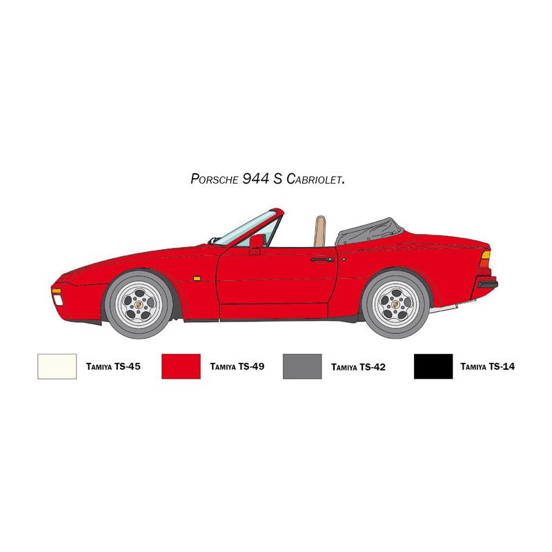 ITALERI 1/24 Porsche 944S Cabrio