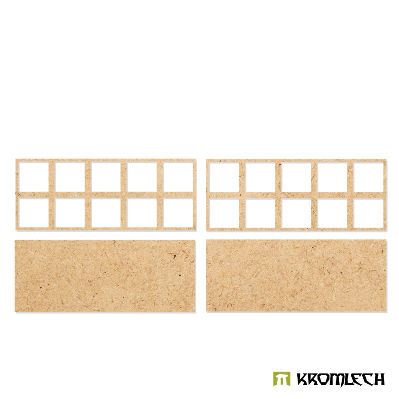 KROMLECH Heavy Infantry 5x2 Square Base Converter Trays (2)