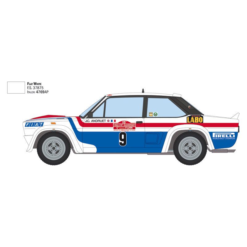 ITALERI 1/24 Fiat 131 Abarth San Remo Rally Winner