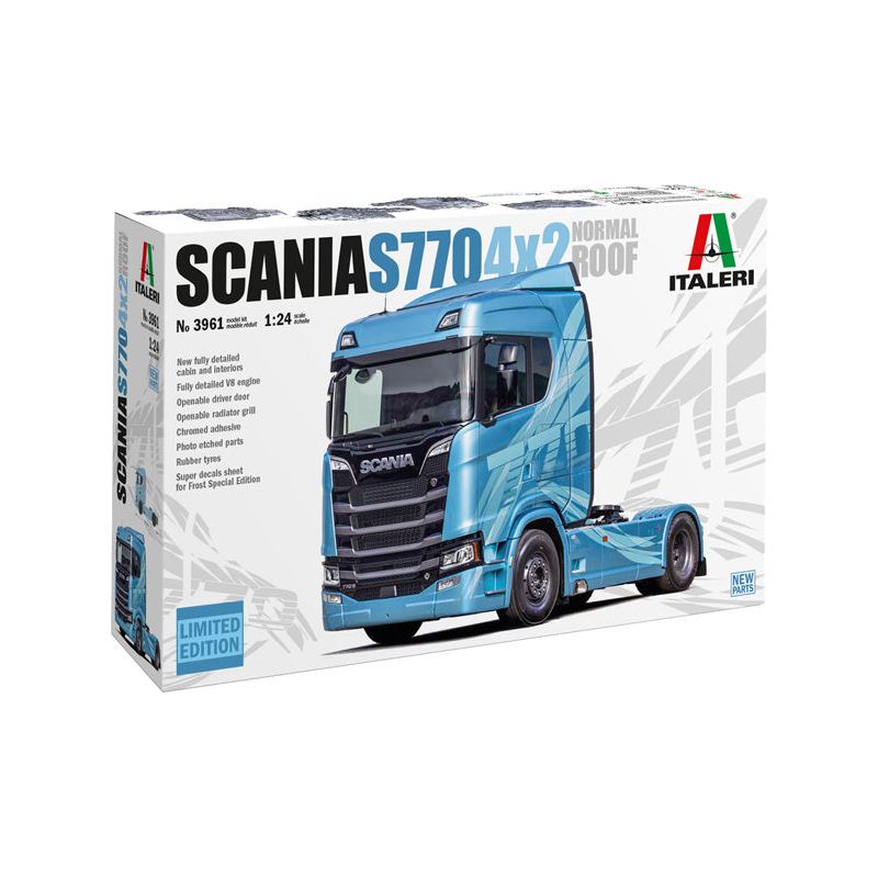 ITALERI 1/24 Scania 770 4x2 Normal Roof