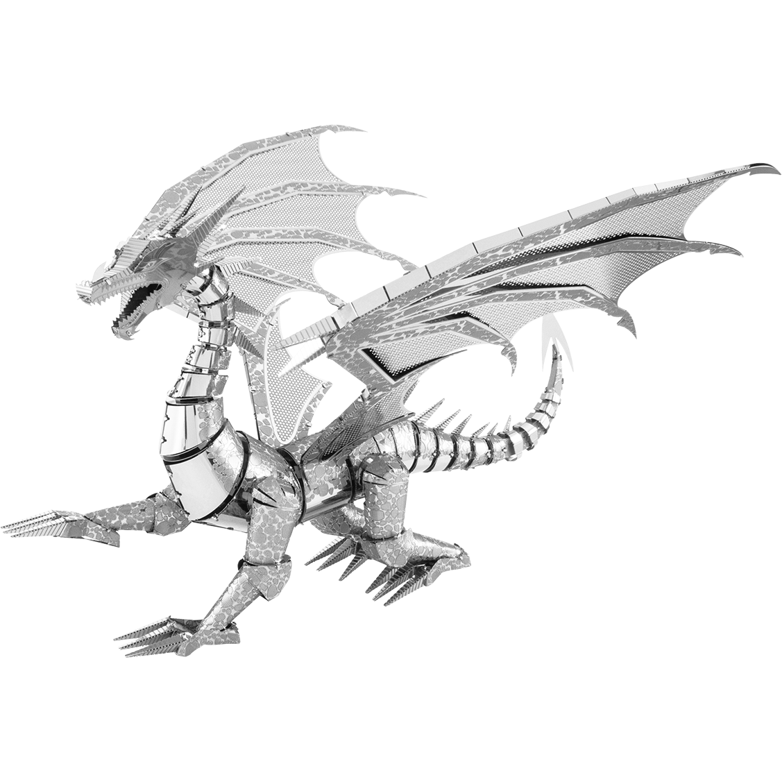 METAL EARTH ICONX Silver Dragon