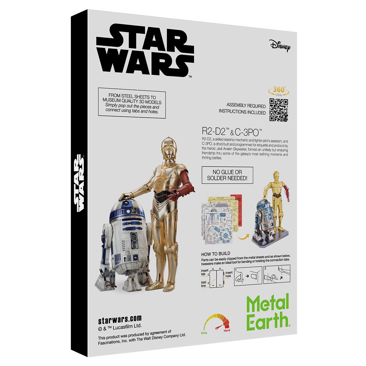 METAL EARTH Gift Box - C-3PO & R2D2