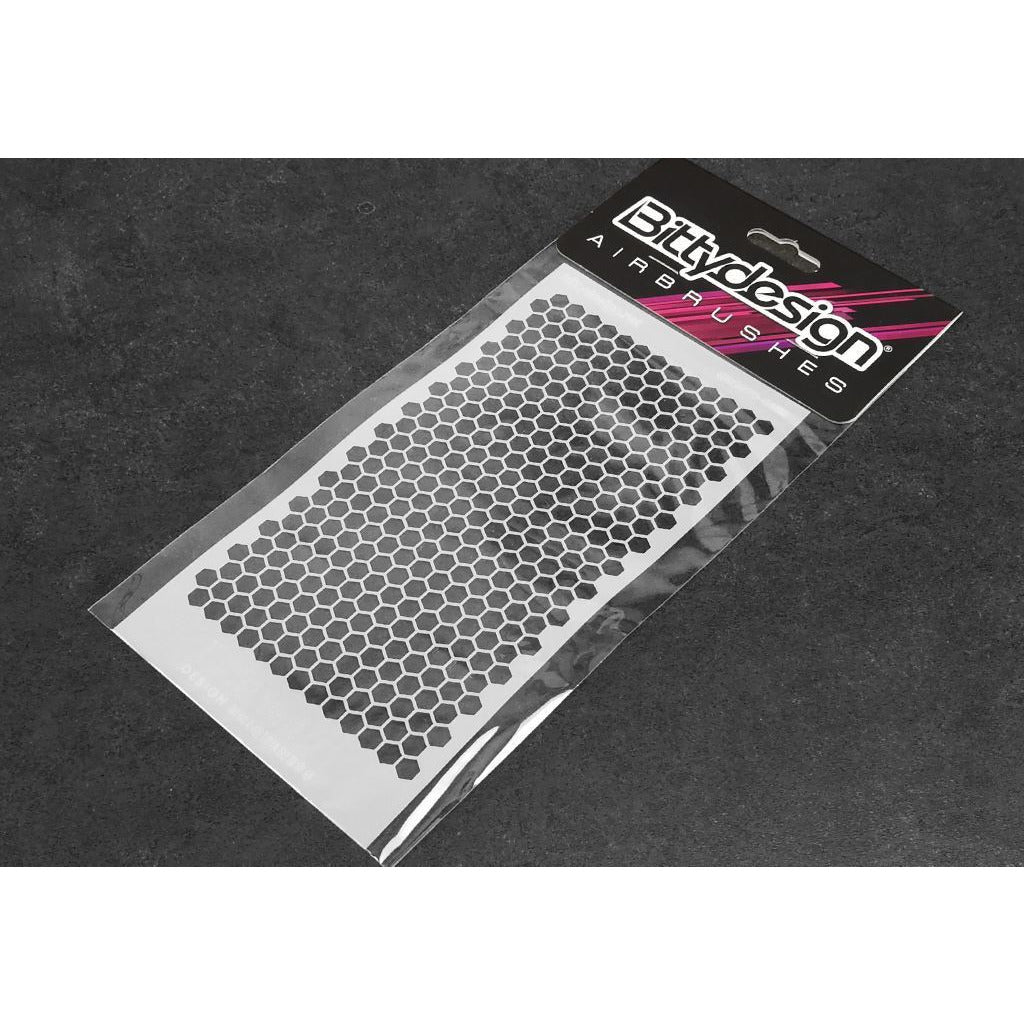 BITTYDESIGN Vinyl Stencil - Honeycomb V1 Small