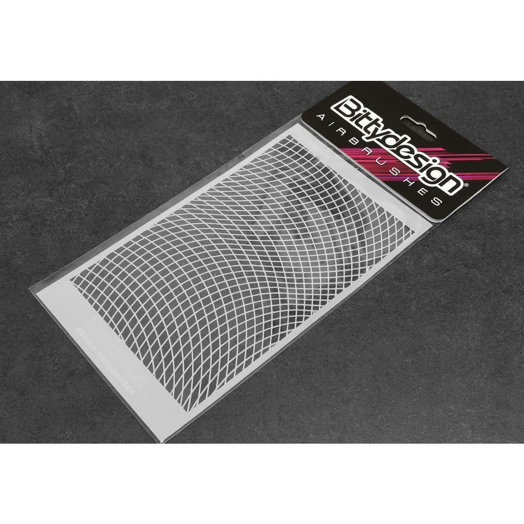 BITTYDESIGN Vinyl Stencil - Wave Mesh