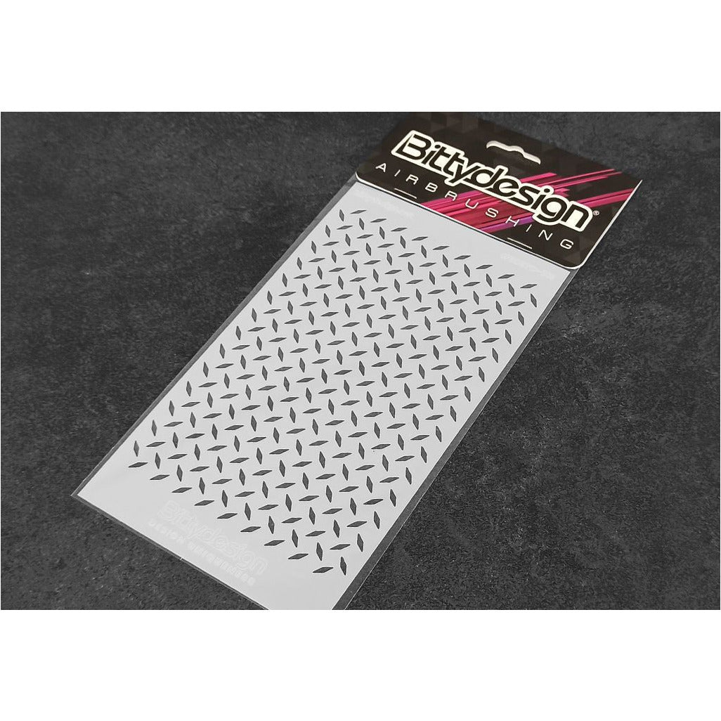 BITTYDESIGN Vinyl Stencil - Diamond Plate