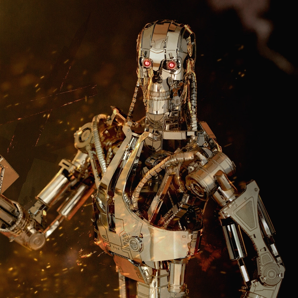 METAL EARTH ICONX Terminator T-800 Endoskeleton