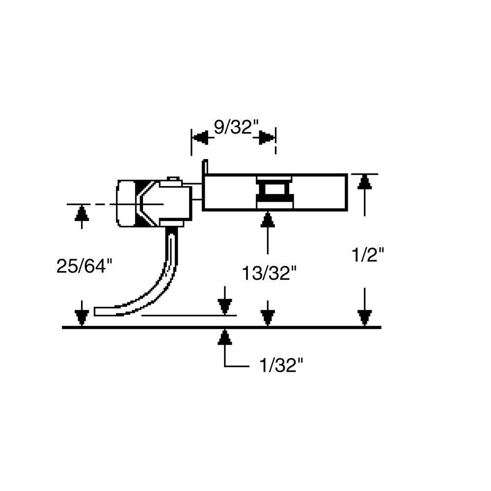 KADEE HO Metal Medium Overset Shank Coupler (1 Pair)