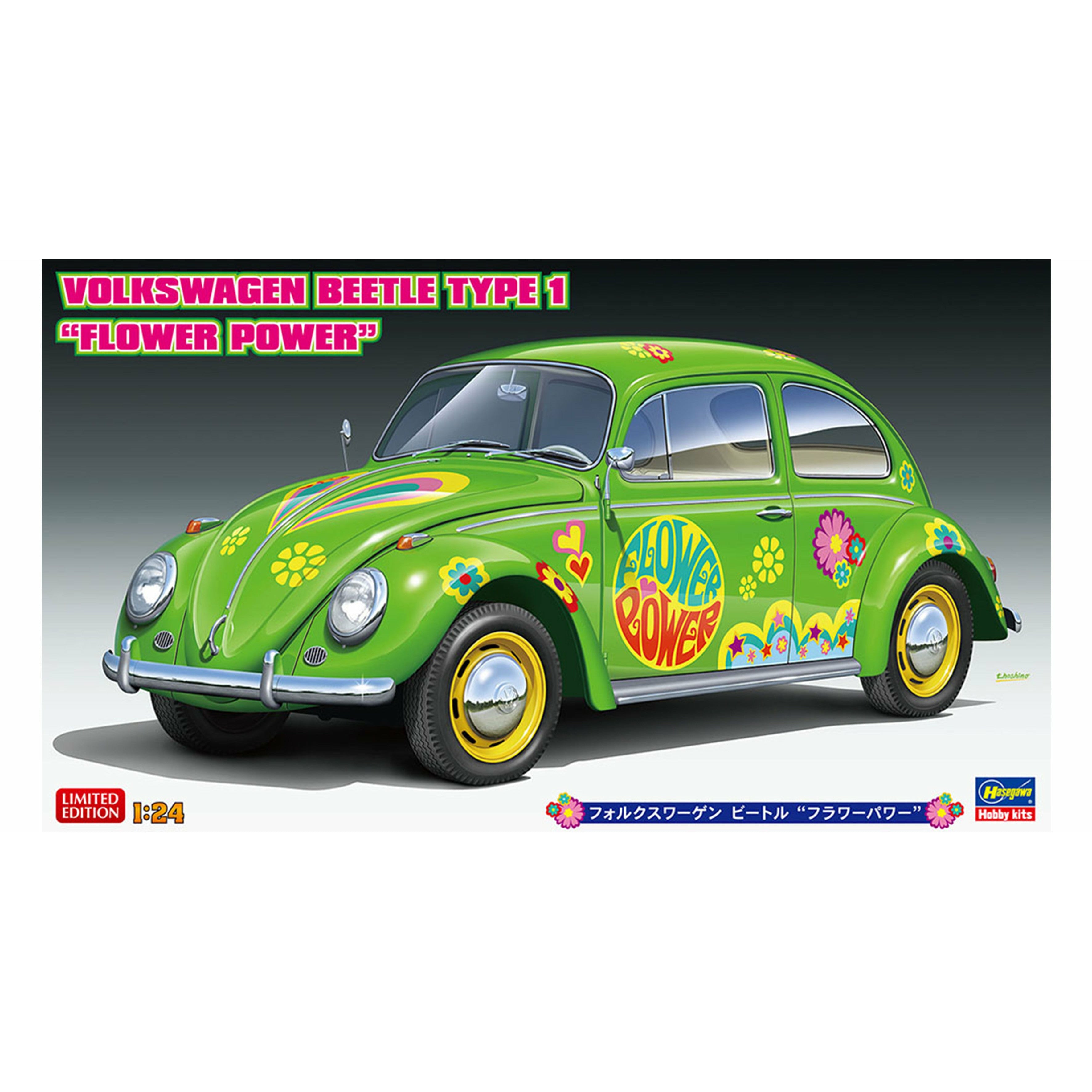 HASEGAWA 1/24 Volkswagen Beetle Type 1 "Flower Power"