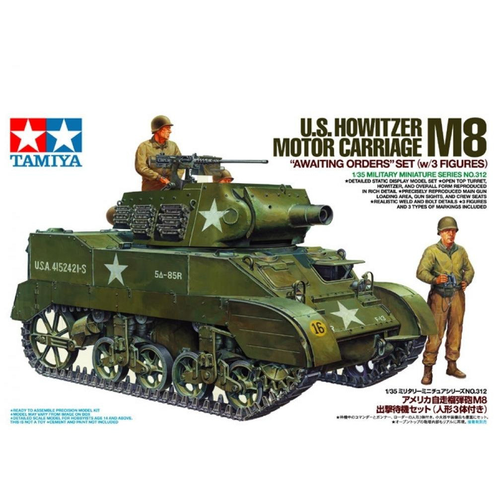 TAMIYA 1/35 U.S. Howitzer Motor Carriage M8