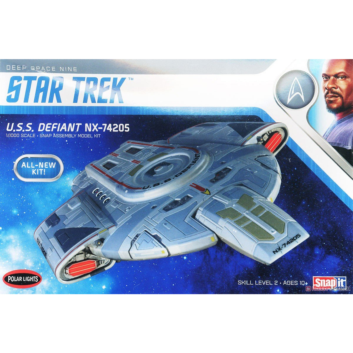 Polar Lights 1/1000 Star Trek U.S.S. Defiant  Plastic Model Kit