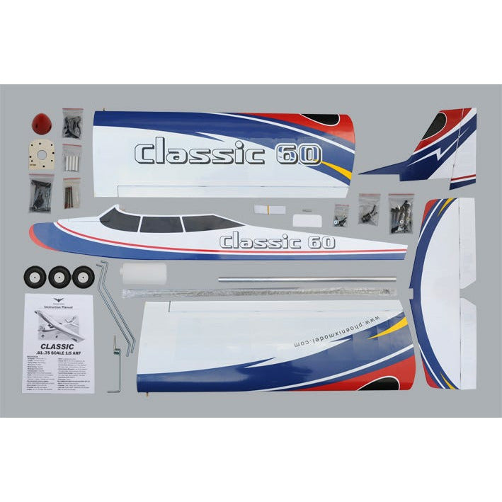 PHOENIX MODEL Classic 60 RC Plane, .60 Size ARF, PHCLASSIC-60, PHN-PH109