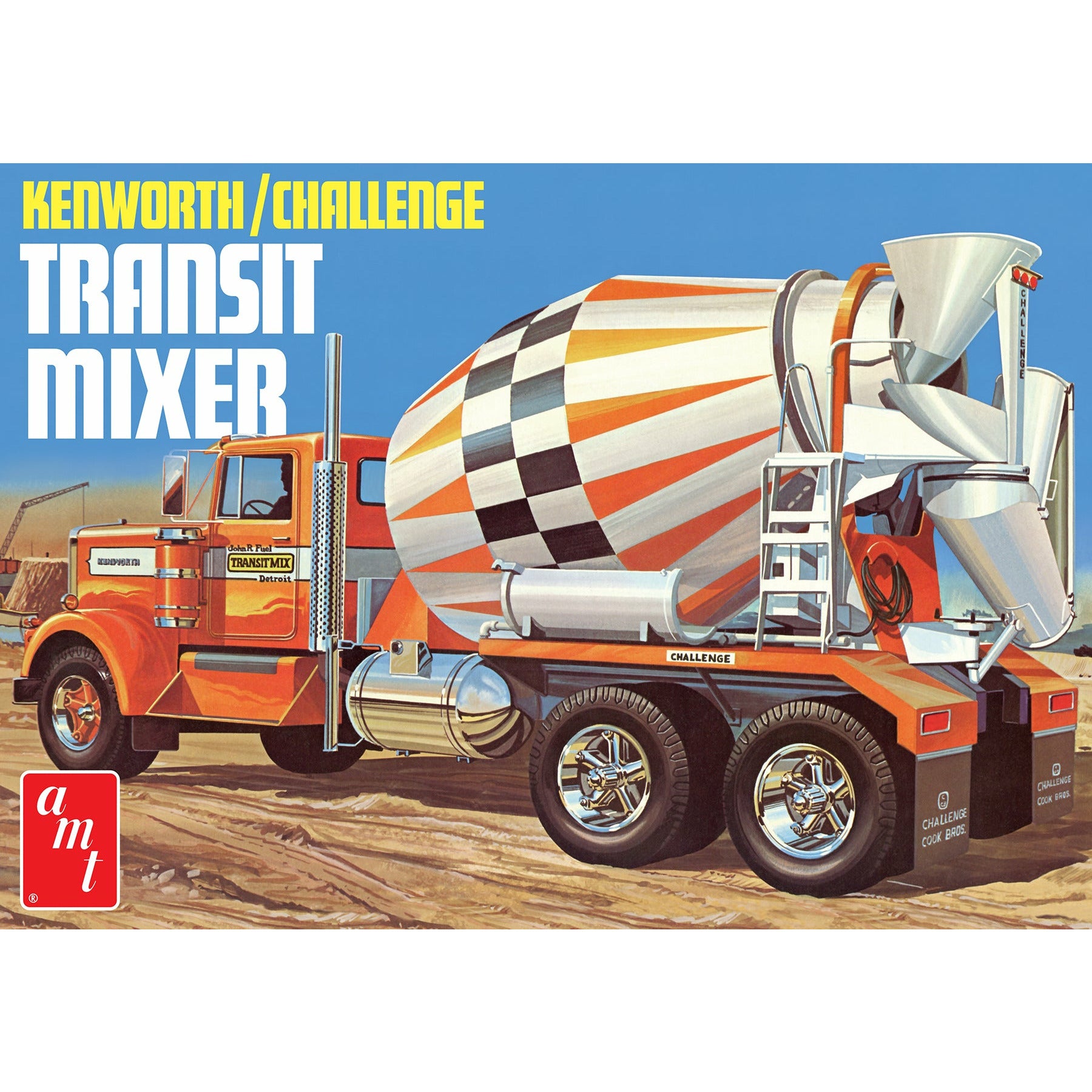 AMT 1/25 Kenworth/Challenge Transit Cement Mixer