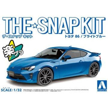 AOSHIMA 1/32 Toyota 86 (Bright Blue)