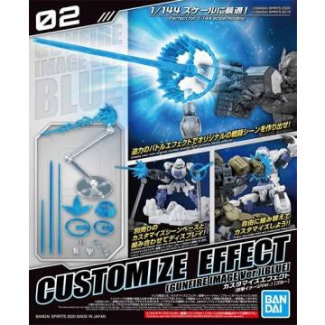 BANDAI Customize Effect (Gunfire Image Ver.) [Blue]