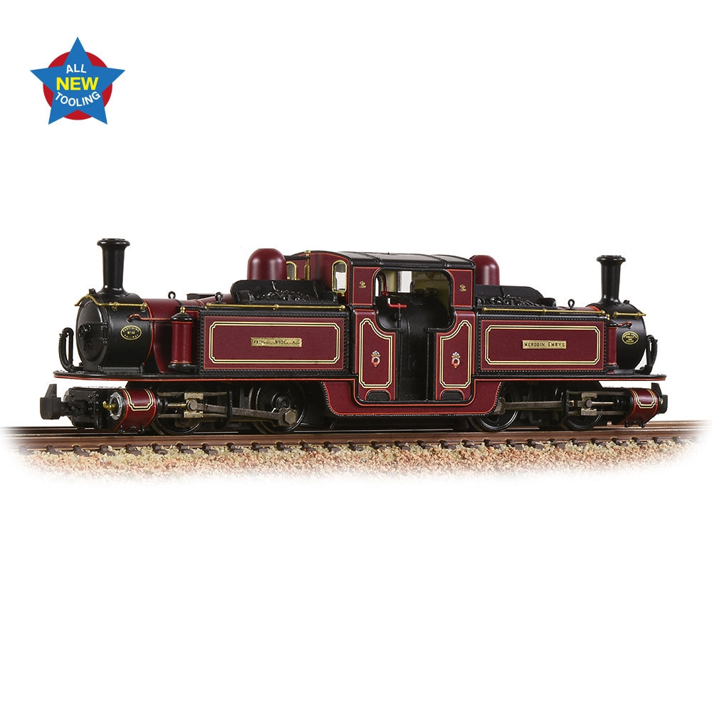 BACHMANN NARROW GAUGE OO9 Ffestiniog Railway Double Fairlie 'Merddin Emrys' FR Lined Maroon