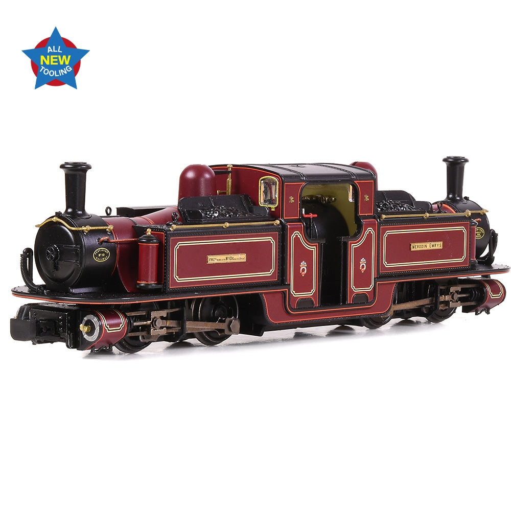 BACHMANN NARROW GAUGE OO9 Ffestiniog Railway Double Fairlie 'Merddin Emrys' FR Lined Maroon