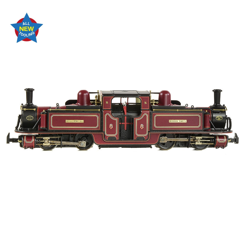 BACHMANN NARROW GAUGE OO9 Ffestiniog Railway Double Fairlie 'Merddin Emrys' FR Lined Maroon