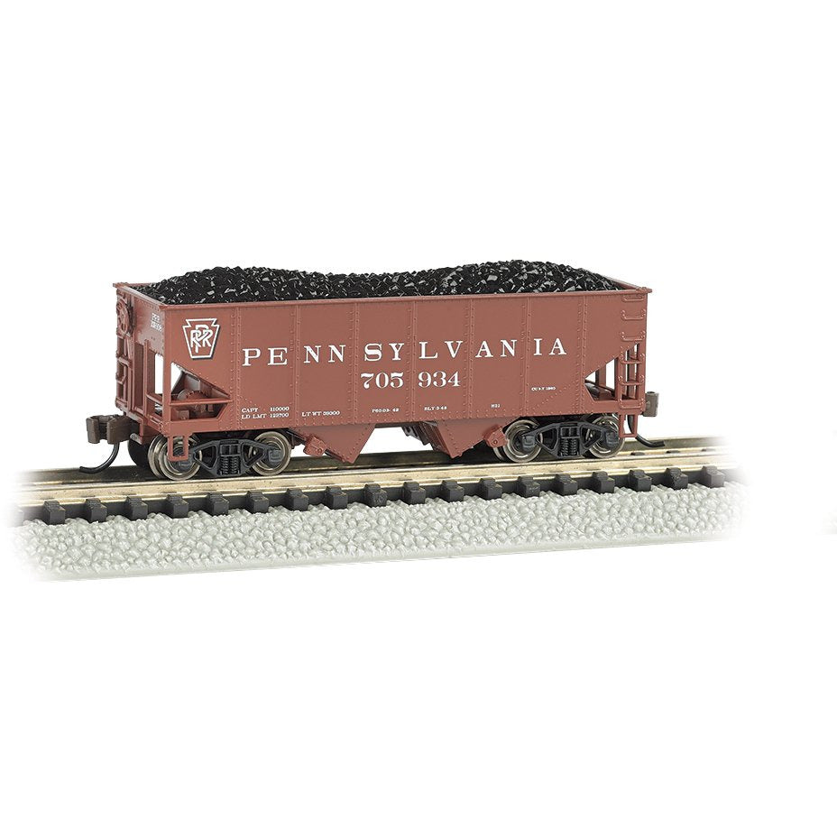 BACHMANN N 55-Ton 2 Bay Hopper PRR #705934