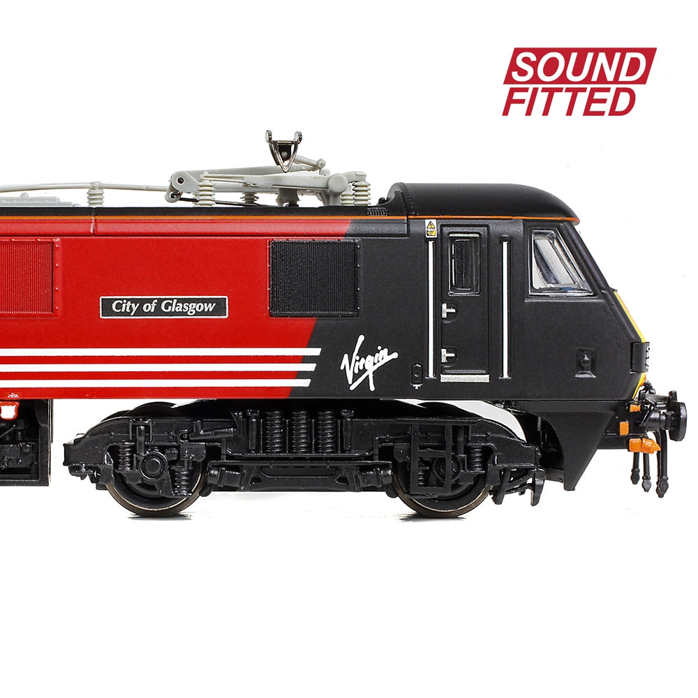 GRAHAM FARISH Class 90/0 90004 'City of Glasgow' Virgin Trains (Original) DCC Sound Fitted