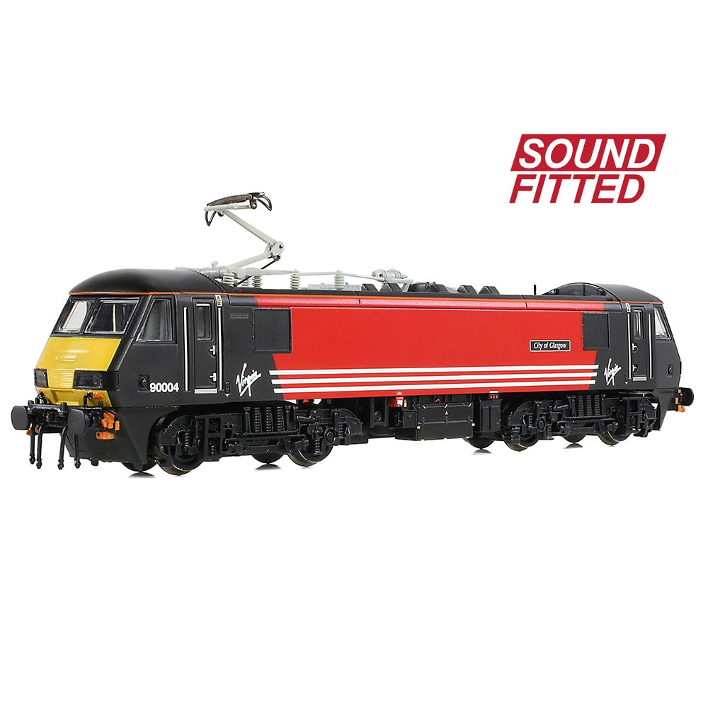 GRAHAM FARISH Class 90/0 90004 'City of Glasgow' Virgin Trains (Original) DCC Sound Fitted