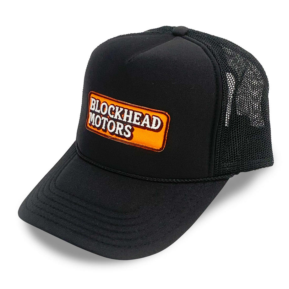 BLOCKHEAD MOTORS Mesh Cap Ver.2 Embroidery Logo Black