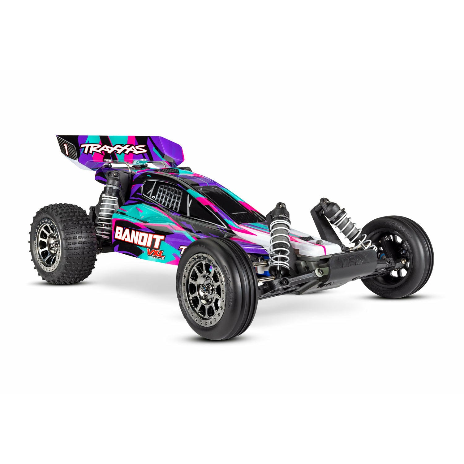 TRAXXAS 1/10 Bandit VXL Brushless RC Buggy RTR Magnum Gearbox Purple