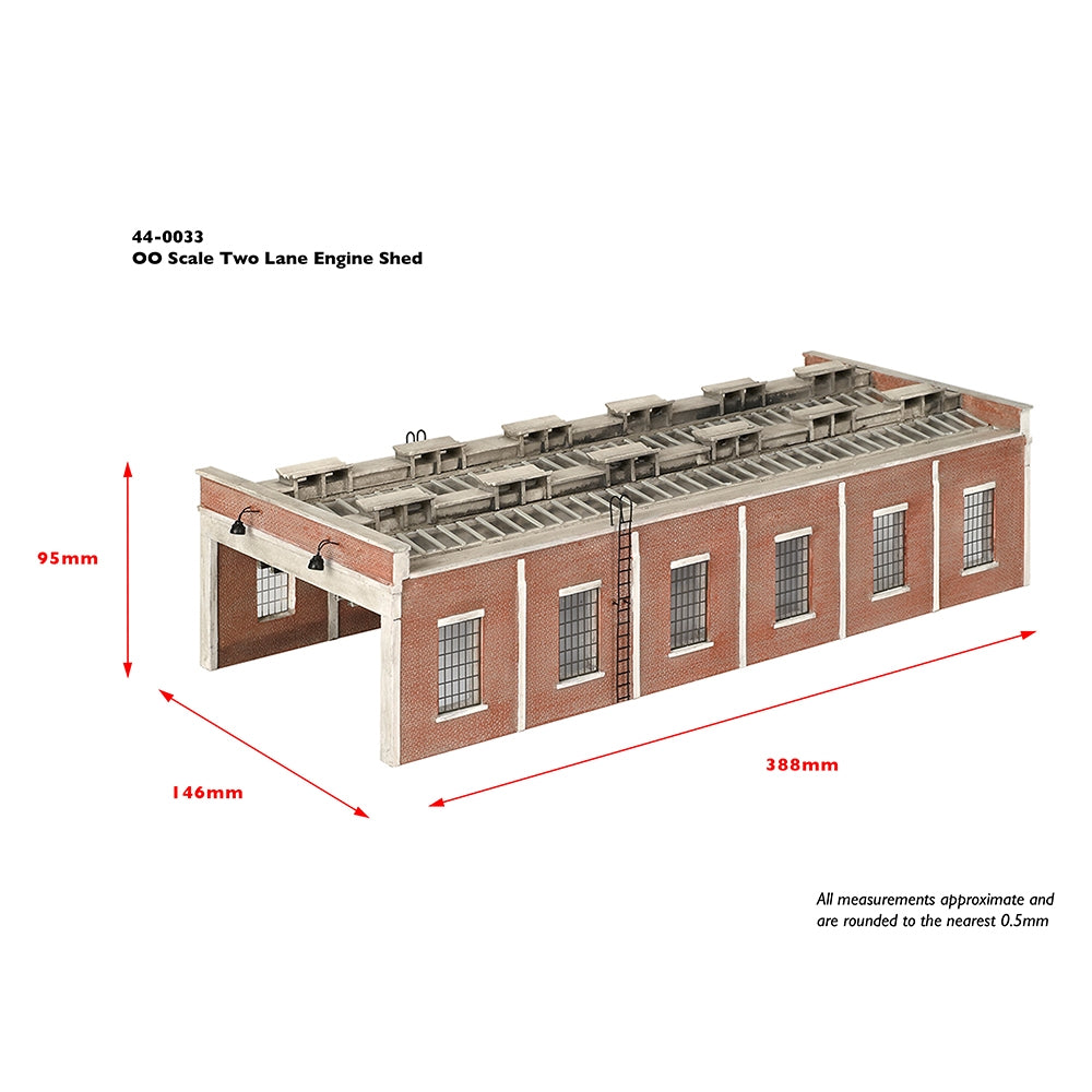 SCENECRAFT OO Two Lane Engine Shed