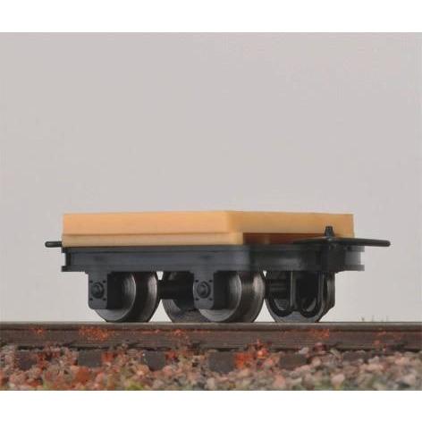 MINITRAINS OO9 4 Flat Cars Without Brake