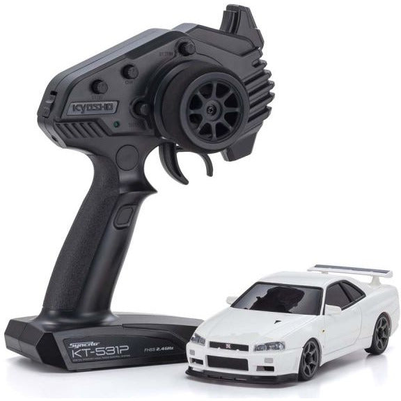 KYOSHO 1/24 Mini-Z Nissan Skyline GT-R V.Spec II NUR (R34) White