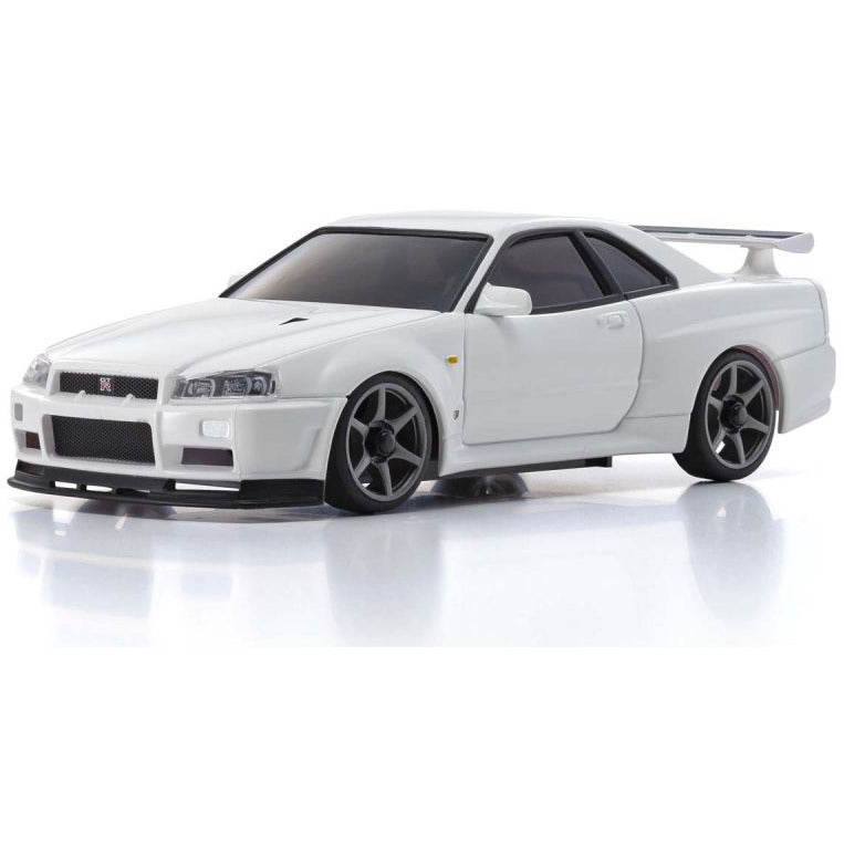 KYOSHO 1/24 Mini-Z Nissan Skyline GT-R V.Spec II NUR (R34) White