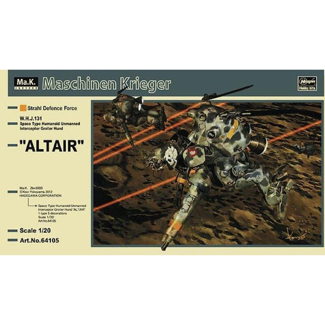 HASEGAWA (Maschinen Krieger) Space Type 
Humanoid Unmanned Interceptor 
Großer Hund "ALTAIR"