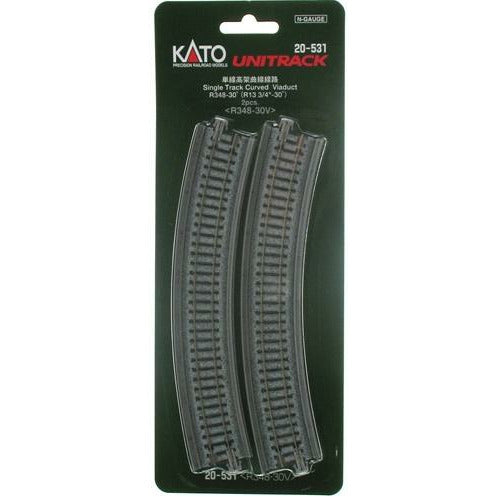 KATO N Single Track Curved Viaduct R348-30Deg (2)