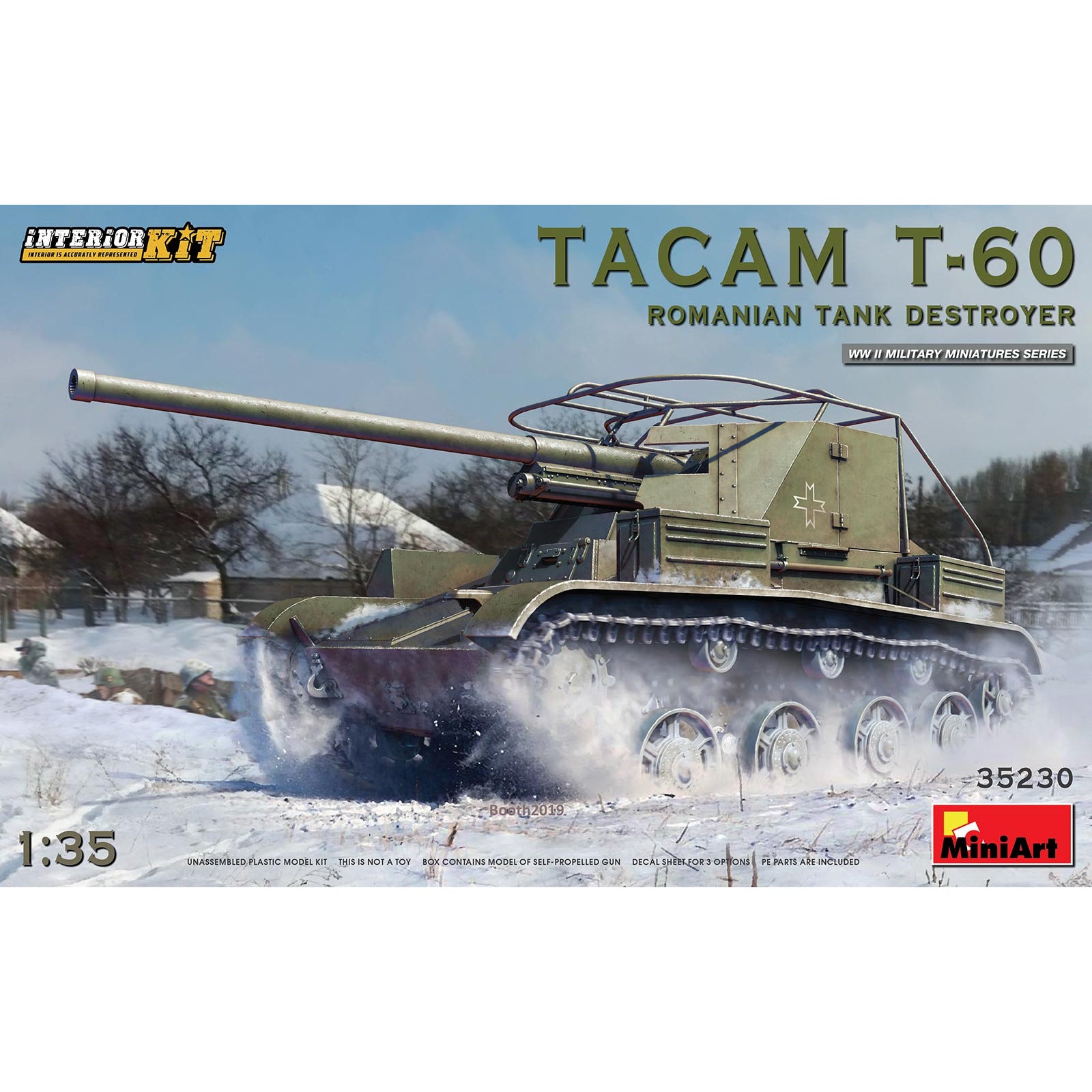 MINIART 1/35 Tacam T-60 Romanian Tank Destroyer Interior Kit